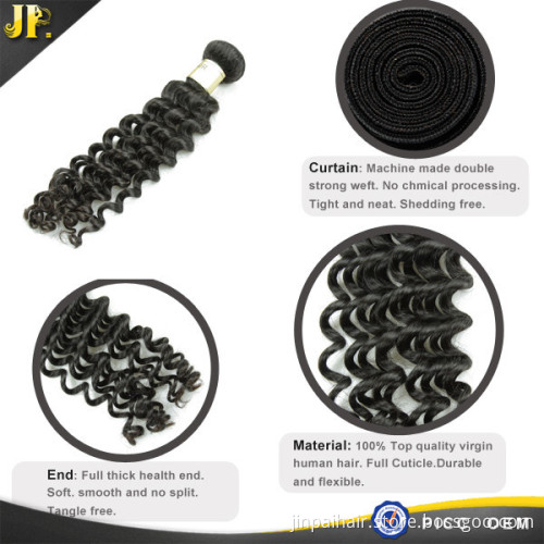 Tangle Free Unprocessed Deep Wave Virgin Human Hair Kuala Lumpur Hair